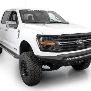 A.desert Des Bumper, Stealth Fighter, One Piece Design, Direct-Fit, Mounting Hardware Included, Without Grille Guard – F1901422860103