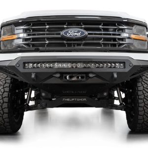 A.desert Des Bumper, Stealth Fighter, One Piece Design, Direct-Fit, Mounting Hardware Included, Without Grille Guard – F1901422860103