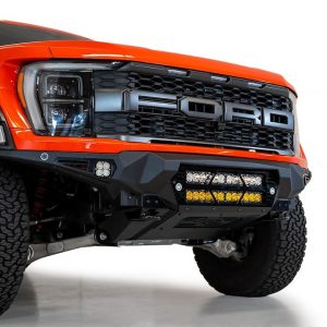 A.desert Des Bumper, Bomber, One Piece Design, Direct-Fit, Mounting Hardware Included, Without Grille Guard, Without Winch Mount – F210012140103