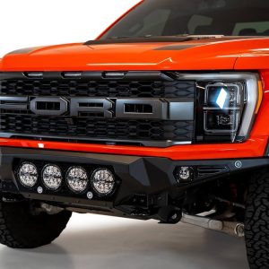 A.desert Des Bumper, Bomber, One Piece Design, Direct-Fit, Mounting Hardware Included, Without Grille Guard, Without Winch Mount – F210014110103