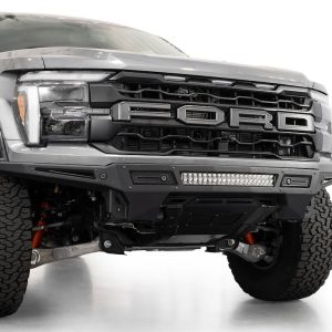 A.desert Des Bumper, Rock Fighter, One Piece Design, Low Profile, Direct-Fit, Mounting Hardware Included, Without Bull Bar – F210185080103