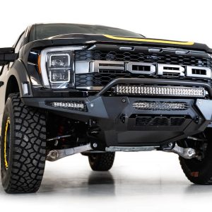 A.desert Des Bumper, Honeybadger, One Piece Design, Direct-Fit, Mounting Hardware Included, With Short Bull Bar, Without Winch Mount – F210221180103