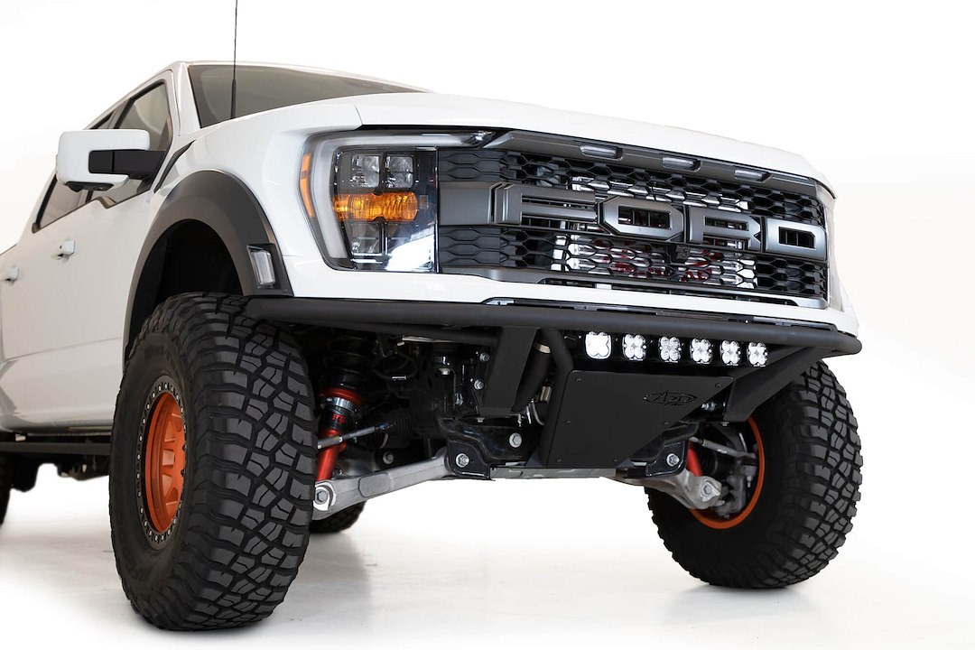 A.desert Des Bumper, Add Pro, One Piece Design, Direct-Fit, Mounting Hardware Included, Without Grille Guard, Without Winch Mount – F218052070103