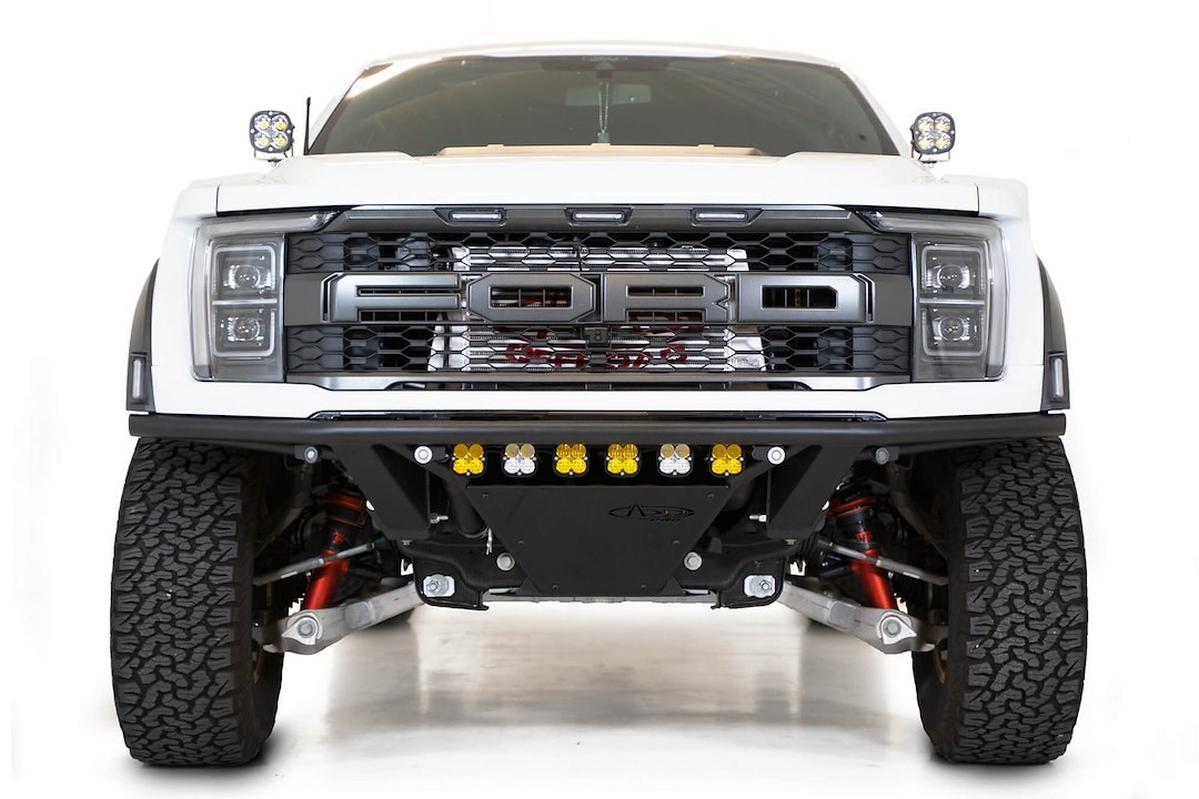 A.desert Des Bumper, Add Pro, One Piece Design, Direct-Fit, Mounting Hardware Included, Without Grille Guard, Without Winch Mount – F218052070103