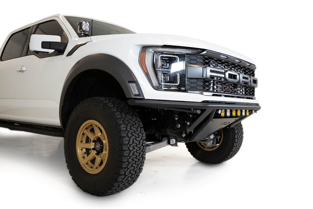 A.desert Des Bumper, Add Pro, One Piece Design, Direct-Fit, Mounting Hardware Included, Without Grille Guard, Without Winch Mount – F218052070103