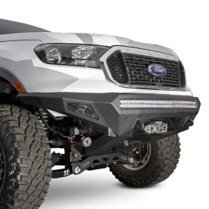 A.desert Des Bumper, Stealth Fighter, One Piece Design, Direct-Fit, Mounting Hardware Included, Without Grille Guard, With Winch Mount – F221423030103