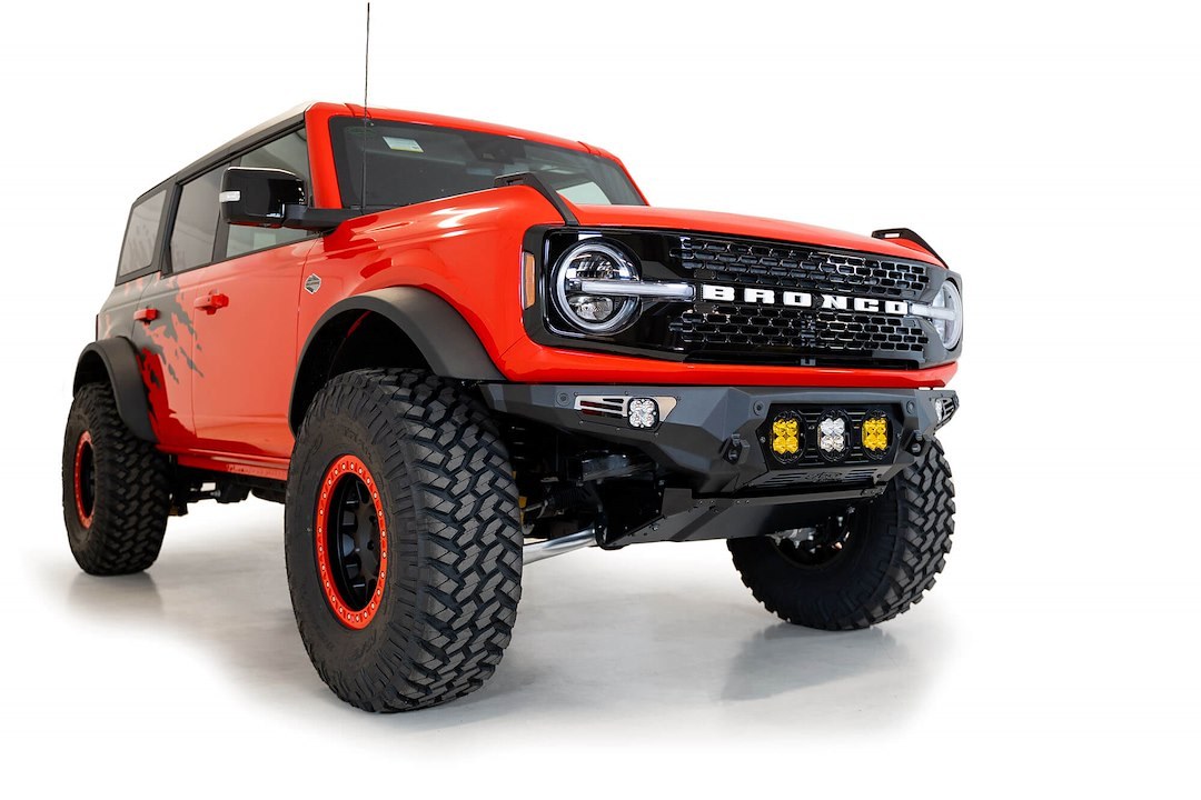 A.desert Des Bumper, Bomber, One Piece Design, Direct-Fit, Mounting Hardware Included, Without Grille Guard, Without Winch Mount – F230194120103