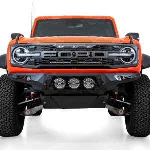 A.desert Des Bumper, Bomber, One Piece Design, Direct-Fit, Mounting Hardware Included, Without Grille Guard, Without Winch Mount – F260014130103