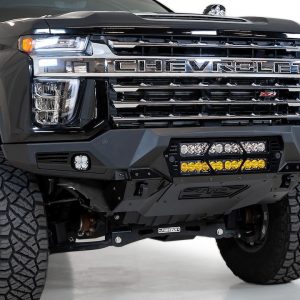 A.desert Des Bumper, Bomber, One Piece Design, Direct-Fit, Mounting Hardware Included, Without Grille Guard, Without Winch Mount – F270012140103