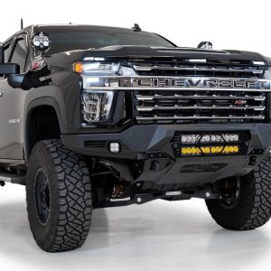 A.desert Des Bumper, Bomber, One Piece Design, Direct-Fit, Mounting Hardware Included, Without Grille Guard, Without Winch Mount – F270012140103