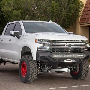 A.desert Des Bumper, Stealth Fighter, One Piece Design, Direct-Fit, Mounting Hardware Included, With Short Grille Guard – F441423030103