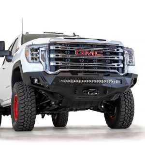 A.desert Des Bumper, Stealth Fighter, One Piece Design, Direct-Fit, Mounting Hardware Included, Without Grille Guard, With Winch Mount – F461403030103