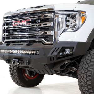 A.desert Des Bumper, Stealth Fighter, One Piece Design, Direct-Fit, Mounting Hardware Included, Without Grille Guard, With Winch Mount – F461403030103