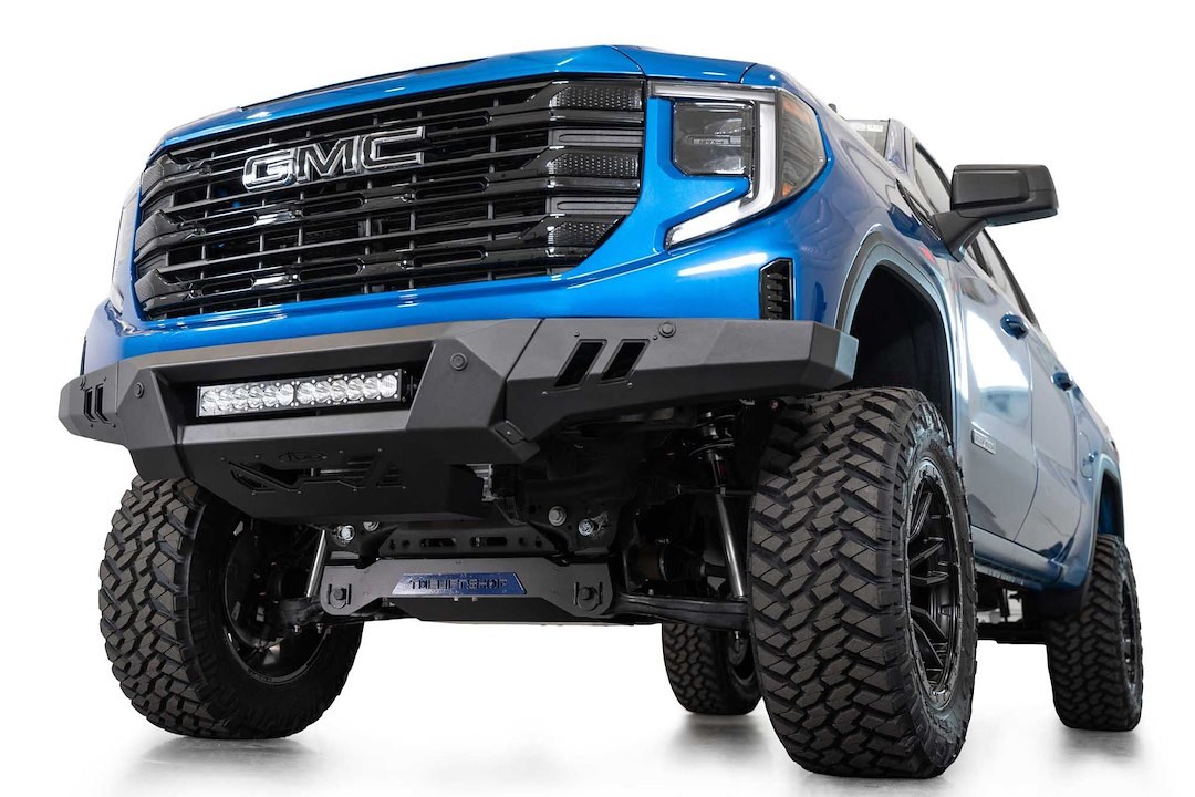A.desert Des Bumper, Black Label, 3 Piece Design, Direct-Fit, Mounting Hardware Included, Without Bull Bar, Without Winch Mount – F480300010103