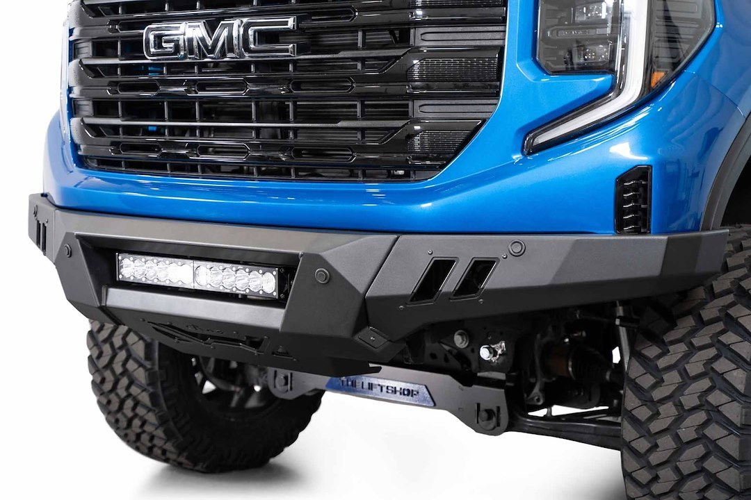 A.desert Des Bumper, Black Label, 3 Piece Design, Direct-Fit, Mounting Hardware Included, Without Bull Bar, Without Winch Mount – F480300010103