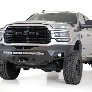 A.desert Des Bumper, Stealth Fighter, One Piece Design, Direct-Fit, Mounting Hardware Included, Without Grille Guard, With Winch Mount – F561423030103