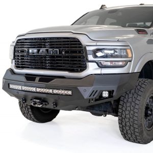 A.desert Des Bumper, Stealth Fighter, One Piece Design, Direct-Fit, Mounting Hardware Included, Without Grille Guard, With Winch Mount – F561423030103