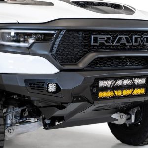 A.desert Des Bumper, Bomber, One Piece Design, Direct-Fit, Mounting Hardware Included, Without Grille Guard, Without Winch Mount – F620012140103
