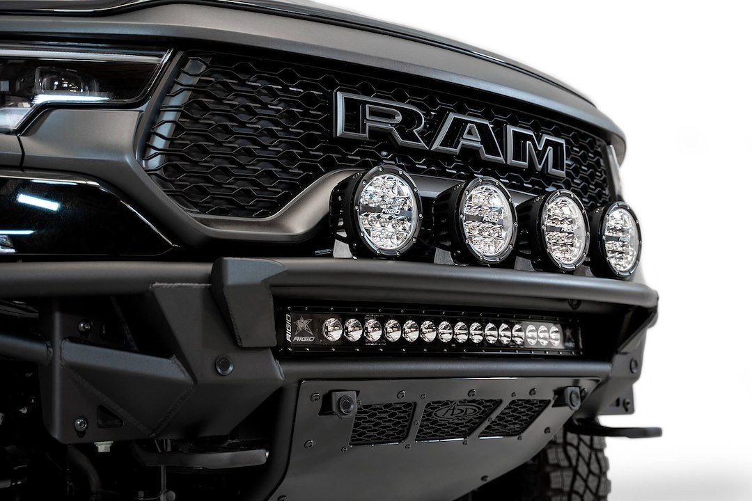 A.desert Des Bumper, Add Pro, One Piece Design, Direct-Fit, Mounting Hardware Included, Without Grille Guard, Without Winch Mount – F628102160103