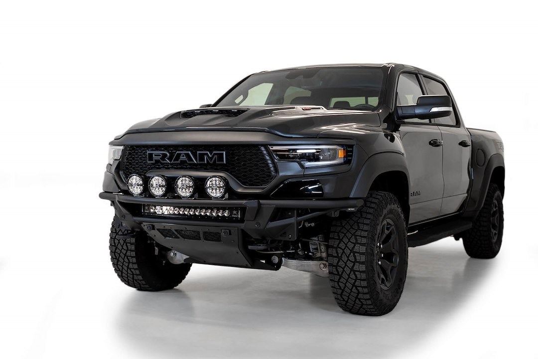 A.desert Des Bumper, Add Pro, One Piece Design, Direct-Fit, Mounting Hardware Included, Without Grille Guard, Without Winch Mount – F628102160103