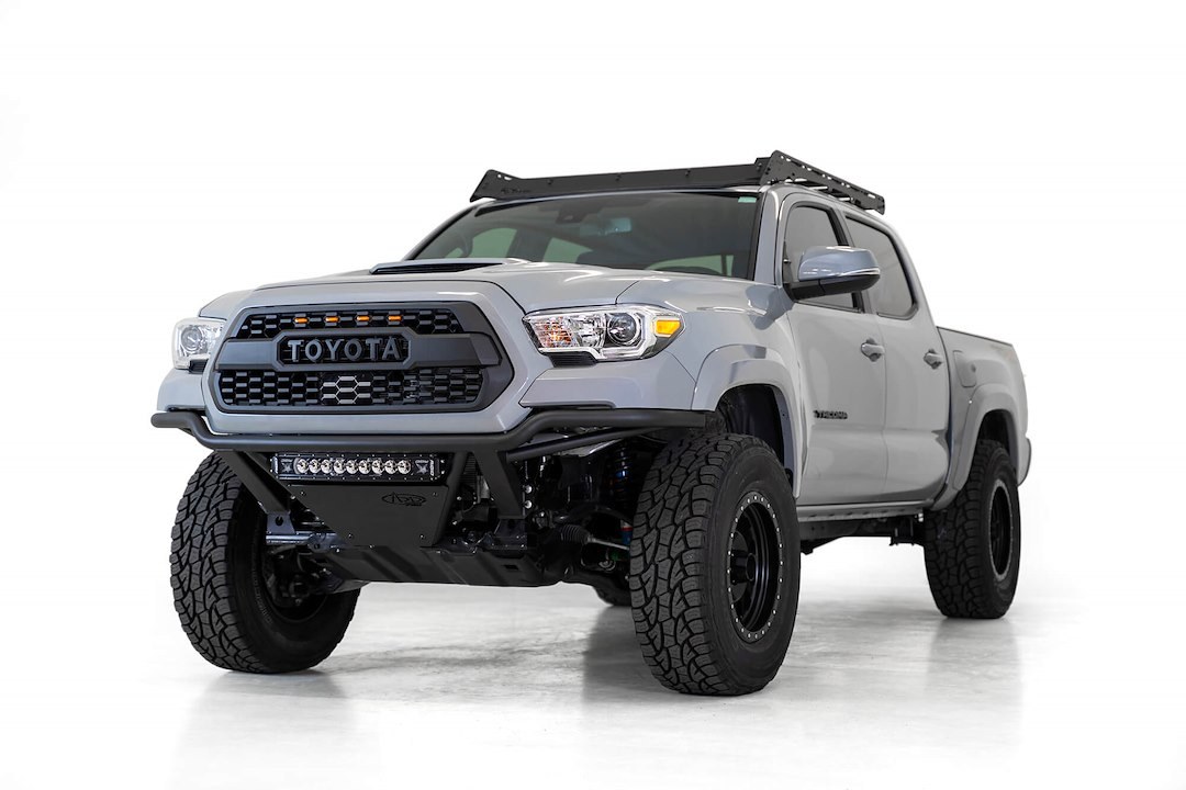 A.desert Des Bumper, Add Pro, One Piece Design, Direct-Fit, Mounting Hardware Included, Without Grille Guard, Without Winch Mount – F688102100103