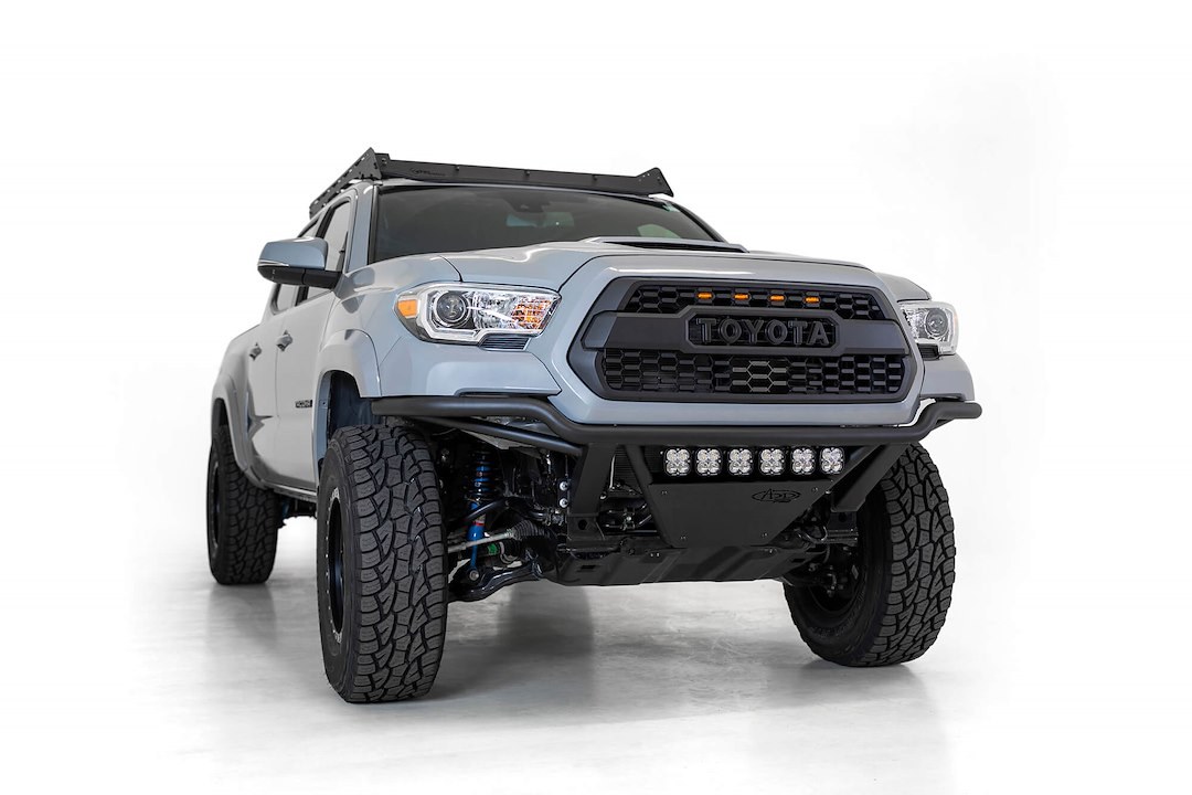 A.desert Des Bumper, Add Pro, One Piece Design, Direct-Fit, Mounting Hardware Included, Without Grille Guard, Without Winch Mount – F688102100103