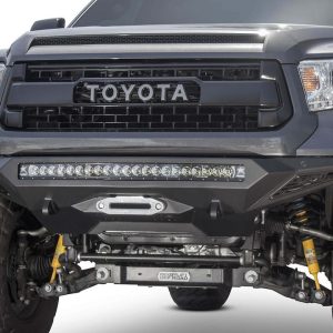A.desert Des Bumper, Stealth Fighter, One Piece Design, Direct-Fit, Mounting Hardware Included, Without Grille Guard – F741422860103