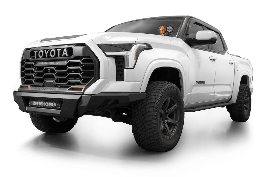 A.desert Des Bumper, Black Label, 3 Piece Design, Direct-Fit, Mounting Hardware Included, Without Bull Bar, Without Winch Mount – F760305080103