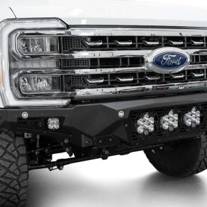 A.desert Des Bumper, Bomber, One Piece Design, Direct-Fit, Mounting Hardware Included, Without Grille Guard, Without Winch Mount – F810014100103
