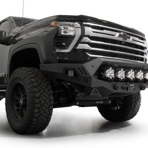 A.desert Des Bumper, Bomber HD, One Piece Design, Direct-Fit, Mounting Hardware Included, Without Grille Guard, With Winch Mount – F820043500103
