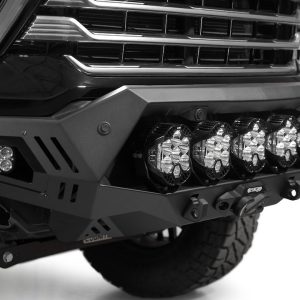 A.desert Des Bumper, Bomber HD, One Piece Design, Direct-Fit, Mounting Hardware Included, Without Grille Guard, With Winch Mount – F820043500103