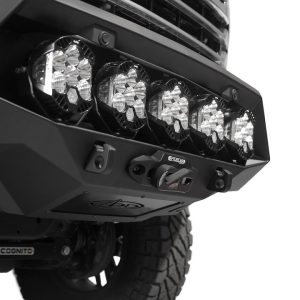 A.desert Des Bumper, Bomber HD, One Piece Design, Direct-Fit, Mounting Hardware Included, Without Grille Guard, With Winch Mount – F820043500103