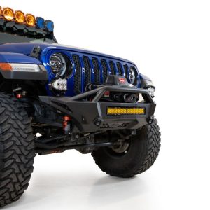 A.desert Des Bumper, Stealth Fighter, Modular Design, Direct-Fit, Mounting Hardware Included, With Bull Bar, With Winch Mount – F960272110103