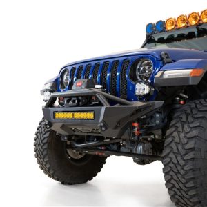 A.desert Des Bumper, Stealth Fighter, Modular Design, Direct-Fit, Mounting Hardware Included, With Bull Bar, With Winch Mount – F960272110103