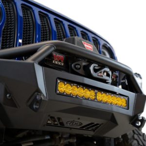 A.desert Des Bumper, Stealth Fighter, Modular Design, Direct-Fit, Mounting Hardware Included, With Bull Bar, With Winch Mount – F960272110103