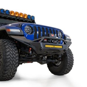 A.desert Des Bumper, Stealth Fighter, One Piece Design, Direct-Fit, Mounting Hardware Included, With Bull Bar, With Winch Mount – F960292110103