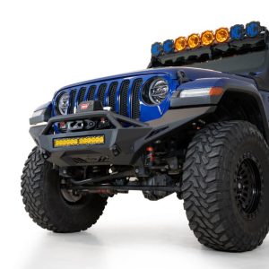 A.desert Des Bumper, Stealth Fighter, One Piece Design, Direct-Fit, Mounting Hardware Included, With Bull Bar, With Winch Mount – F960292110103