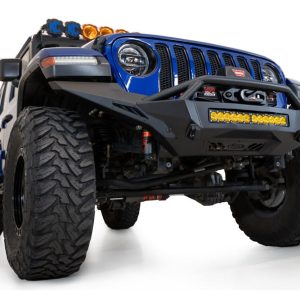 A.desert Des Bumper, Stealth Fighter, One Piece Design, Direct-Fit, Mounting Hardware Included, With Bull Bar, With Winch Mount – F960292110103