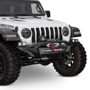 A.desert Des Bumper, Stealth Fighter, Modular Design, Direct-Fit, Mounting Hardware Included, With Bull Bar, With Winch Mount – F961232080103