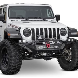 A.desert Des Bumper, Stealth Fighter, Modular Design, Direct-Fit, Mounting Hardware Included, With Bull Bar, With Winch Mount – F961232080103