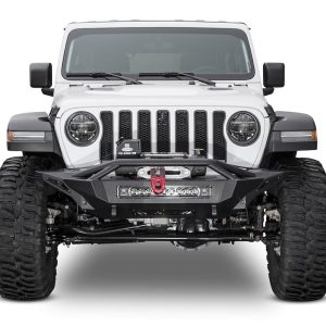 A.desert Des Bumper, Stealth Fighter, Modular Design, Direct-Fit, Mounting Hardware Included, With Bull Bar, With Winch Mount – F961232080103