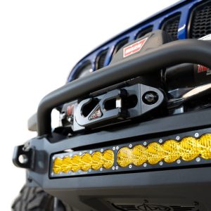 A.desert Des Bumper, Rock Fighter, One Piece Design, Direct-Fit, Mounting Hardware Included, With Bull Bar, With Winch Mount – F964900010103