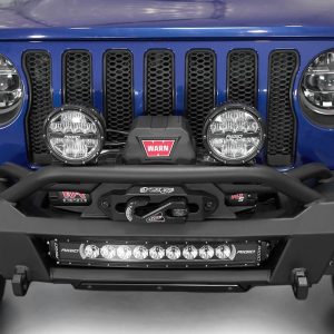 A.desert Des Bumper, Phantom, One Piece Design, Direct-Fit, Bolt-On, High Clearance/ Stubby Width Design, Mounting Hardware Included – F980393070103