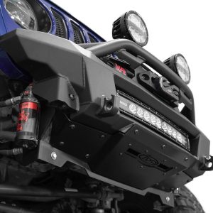 A.desert Des Bumper, Phantom, One Piece Design, Direct-Fit, Bolt-On, High Clearance/ Stubby Width Design, Mounting Hardware Included – F980393070103
