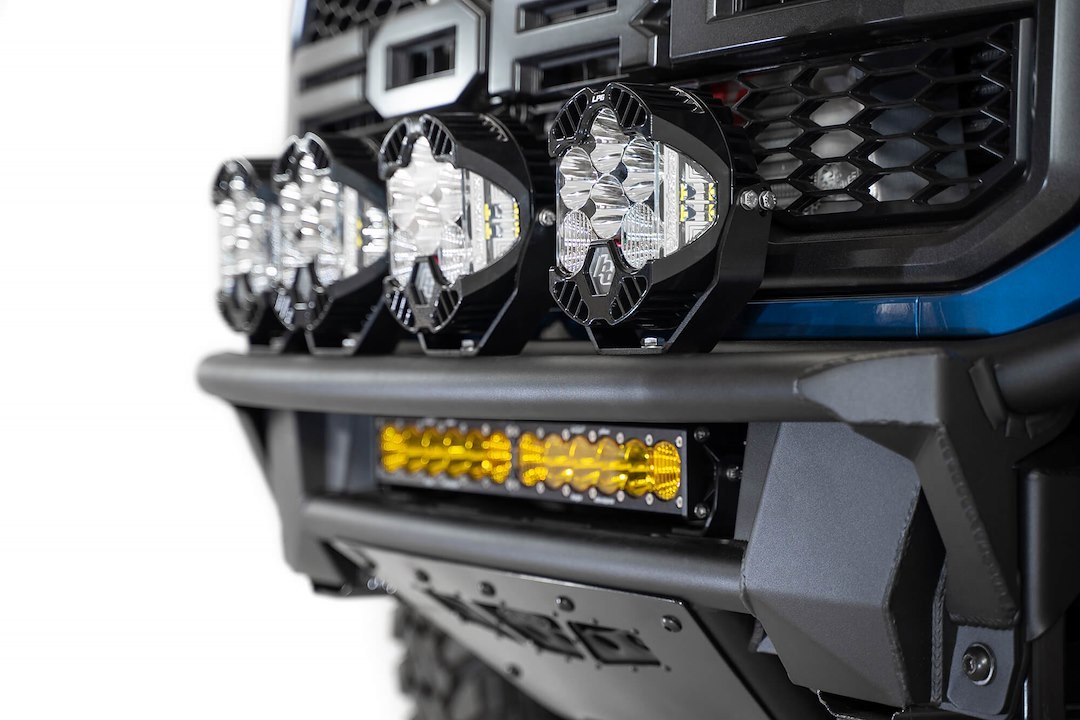 A.desert Des Light Bar Mounting Kit, Add Pro, Bumper Mount, Use with Add Pro Series Bumpers, Mounts Four 6 Inch Round Lights – L1157021701NA