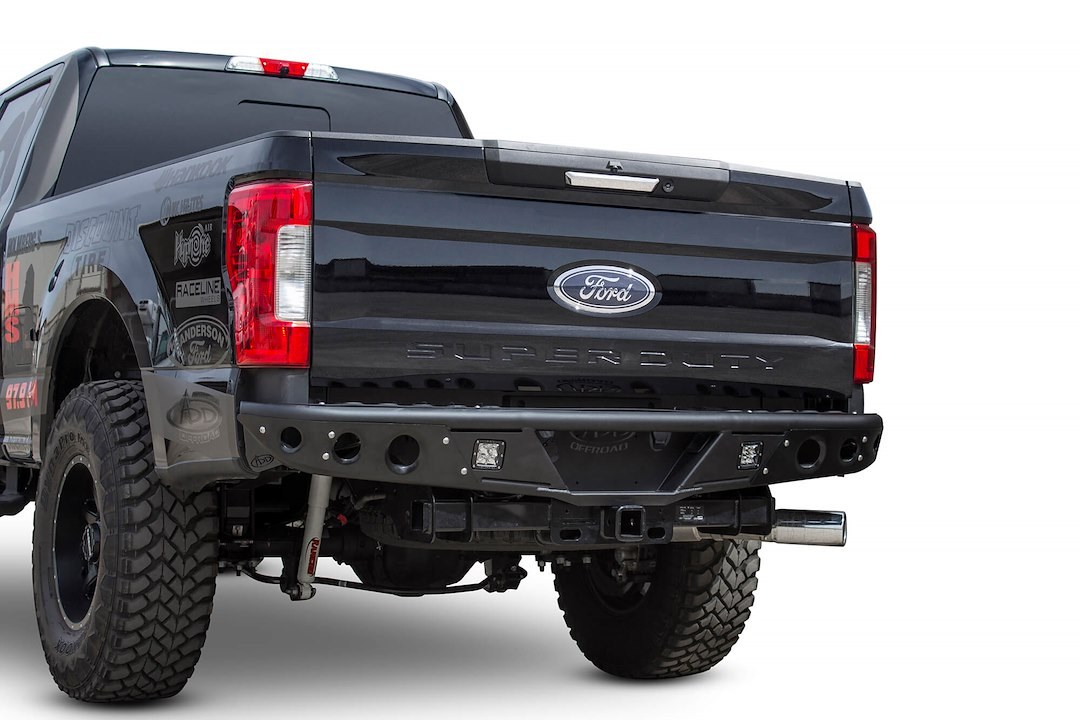 A.desert Des Bumper, Stealth, One Piece Design, Direct-Fit, Mounting Hardware Included, Without Tow Hooks – R163281280103