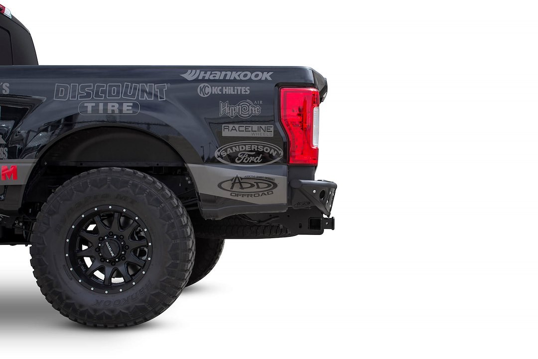 A.desert Des Bumper, Stealth, One Piece Design, Direct-Fit, Mounting Hardware Included, Without Tow Hooks – R163281280103