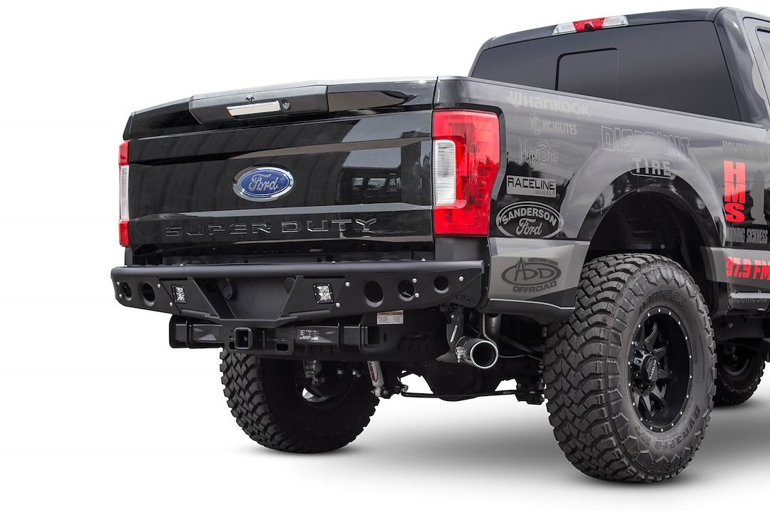 A.desert Des Bumper, Stealth, One Piece Design, Direct-Fit, Mounting Hardware Included, Without Tow Hooks – R163281280103