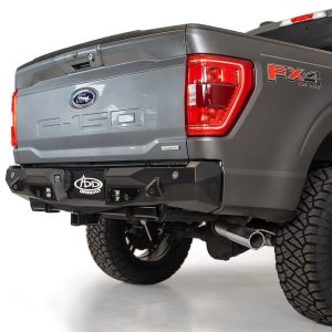 A.desert Des Bumper, Stealth Fighter, One Piece Design, Direct-Fit, Mounting Hardware Included, With Tow Hook Mounts – R1901231280103
