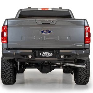 A.desert Des Bumper, Stealth Fighter, One Piece Design, Direct-Fit, Mounting Hardware Included, With Tow Hook Mounts – R1901231280103
